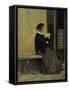 Reading, 1866-67-Silvestro Lega-Framed Stretched Canvas