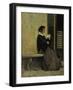 Reading, 1866-67-Silvestro Lega-Framed Giclee Print