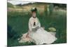 Reading, 1873 (Oil on Canvas)-Berthe Morisot-Mounted Giclee Print