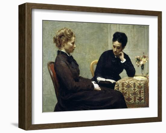 Reading, 1877-Henri Fantin-Latour-Framed Giclee Print