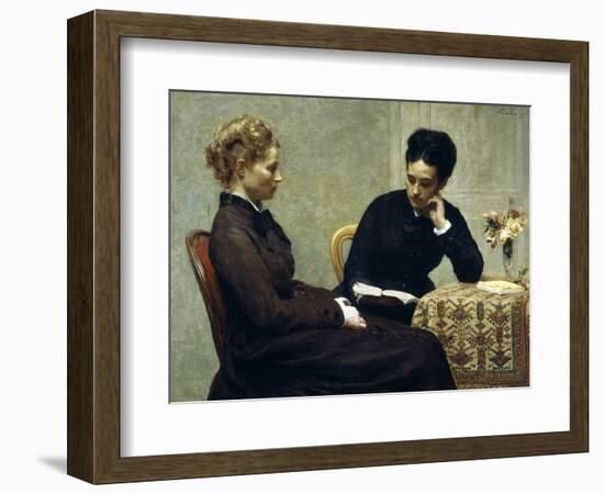 Reading, 1877-Henri Fantin-Latour-Framed Giclee Print