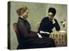 Reading, 1877-Henri Fantin-Latour-Stretched Canvas