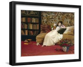 Reading, 1890-Georges Croegaert-Framed Giclee Print