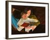 Reading, 2004-Daniel Clarke-Framed Giclee Print