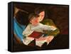 Reading, 2004-Daniel Clarke-Framed Stretched Canvas