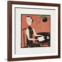 Reading a Letter-Hu Yongkai-Framed Giclee Print