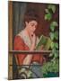 Reading Al Fresco - Woman on the Balcony; Lettura Al Fresco - Donna Al Balcone-Federigo Zandomeneghi-Mounted Giclee Print