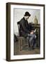 Reading Alone, 1878-1880-Tito Lessi-Framed Giclee Print