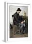 Reading Alone, 1878-1880-Tito Lessi-Framed Giclee Print