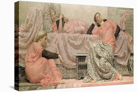 Reading Aloud, 1884-Albert Joseph Moore-Stretched Canvas