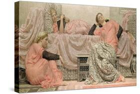 Reading Aloud, 1884-Albert Joseph Moore-Stretched Canvas