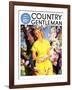 "Reading Among the Blossoms," Country Gentleman Cover, May 1, 1936-null-Framed Giclee Print