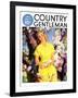 "Reading Among the Blossoms," Country Gentleman Cover, May 1, 1936-null-Framed Giclee Print