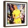 "Reading Among the Blossoms,"May 1, 1936-null-Framed Giclee Print