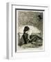 Reading by Lamplight, 1858-James Abbott McNeill Whistler-Framed Giclee Print