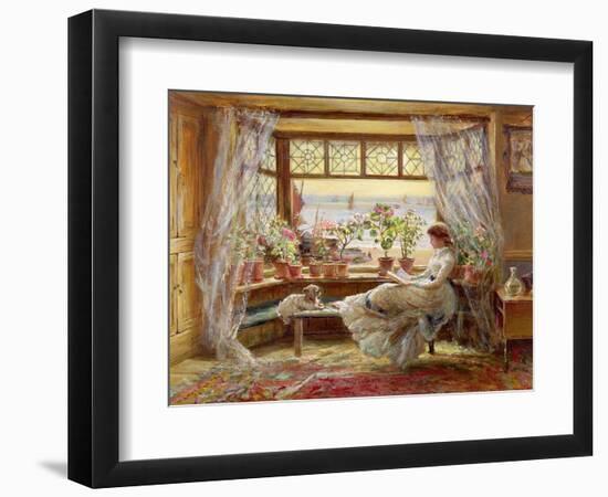 Reading by the Window, Hastings-Charles James Lewis-Framed Giclee Print