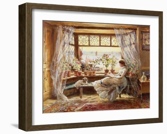 Reading by the Window, Hastings-Charles James Lewis-Framed Giclee Print