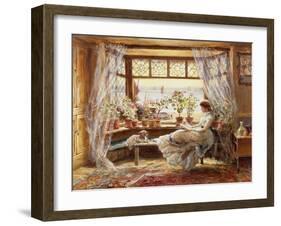 Reading by the Window, Hastings-Charles James Lewis-Framed Giclee Print