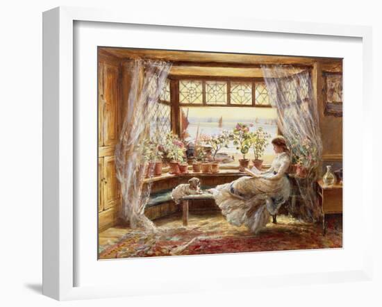 Reading by the Window, Hastings-Charles James Lewis-Framed Giclee Print