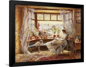 Reading by the Window, Hastings-Charles James Lewis-Framed Giclee Print