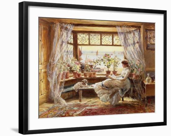 Reading by the Window, Hastings-Charles James Lewis-Framed Giclee Print