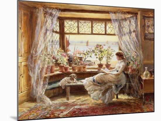 Reading by the Window, Hastings-Charles James Lewis-Mounted Giclee Print