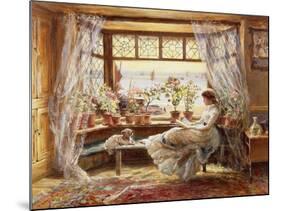 Reading by the Window, Hastings-Charles James Lewis-Mounted Giclee Print