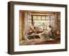 Reading by the Window, Hastings-Charles James Lewis-Framed Giclee Print
