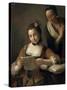 Reading, C1727-1760-Pietro Rotari-Stretched Canvas