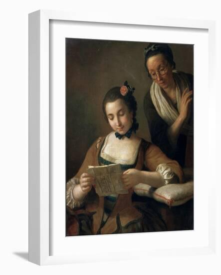 Reading, C1727-1760-Pietro Rotari-Framed Giclee Print