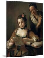 Reading, C1727-1760-Pietro Rotari-Mounted Giclee Print