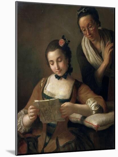 Reading, C1727-1760-Pietro Rotari-Mounted Giclee Print