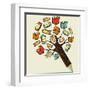 Reading Education - Pencil Tree-cienpies-Framed Art Print