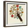 Reading Education - Pencil Tree-cienpies-Framed Art Print