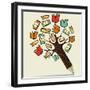 Reading Education - Pencil Tree-cienpies-Framed Art Print