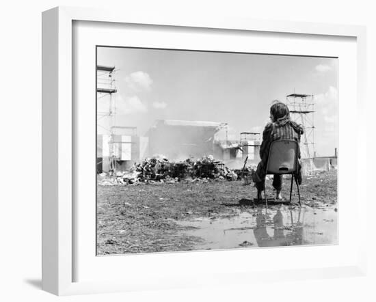 Reading Festival 1971-David White-Framed Photographic Print