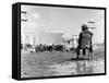 Reading Festival 1971-David White-Framed Stretched Canvas