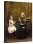 Reading for Grandmother-James Hayllar-Stretched Canvas