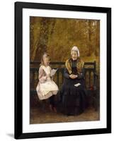 Reading for Grandmother-James Hayllar-Framed Giclee Print