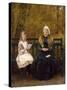 Reading for Grandmother-James Hayllar-Stretched Canvas