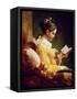 Reading Girl, 1776-Jean-Honoré Fragonard-Framed Stretched Canvas