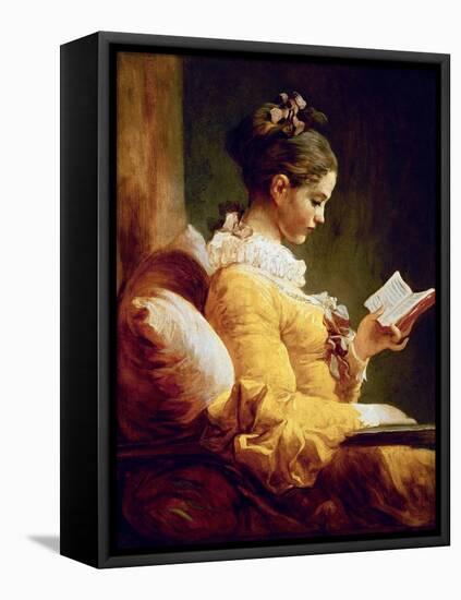 Reading Girl, 1776-Jean-Honoré Fragonard-Framed Stretched Canvas