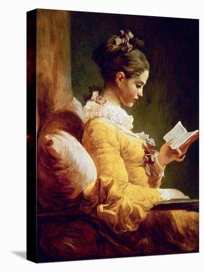Reading Girl, 1776-Jean-Honoré Fragonard-Stretched Canvas