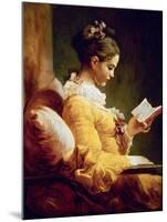 Reading Girl, 1776-Jean-Honoré Fragonard-Mounted Giclee Print