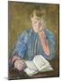 Reading Girl, 1894-Mary Cassatt-Mounted Giclee Print