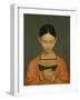 Reading Girl, C. 1828-Gustav Adolph Hennig-Framed Giclee Print