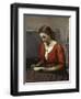 Reading Girl, C. 1845-50-Jean-Baptiste-Camille Corot-Framed Giclee Print