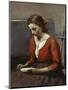 Reading Girl, C. 1845-50-Jean-Baptiste-Camille Corot-Mounted Giclee Print