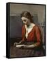 Reading Girl, C. 1845-50-Jean-Baptiste-Camille Corot-Framed Stretched Canvas