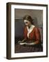 Reading Girl, C. 1845-50-Jean-Baptiste-Camille Corot-Framed Giclee Print